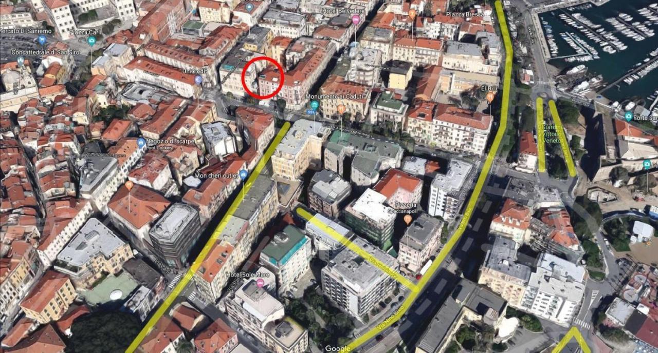 Ferienwohnung Mansarda Luminosa In Centro A Sanremo Exterior foto